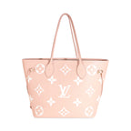 Louis Vuitton Trianon Pink Cream Empreinte Monogram Giant Neverfull MM