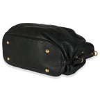Louis Vuitton Black Mahina XL Hobo