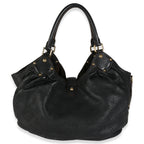 Louis Vuitton Black Mahina XL Hobo