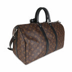 Louis Vuitton Monogram Macassar Keepall Bandouliere 45