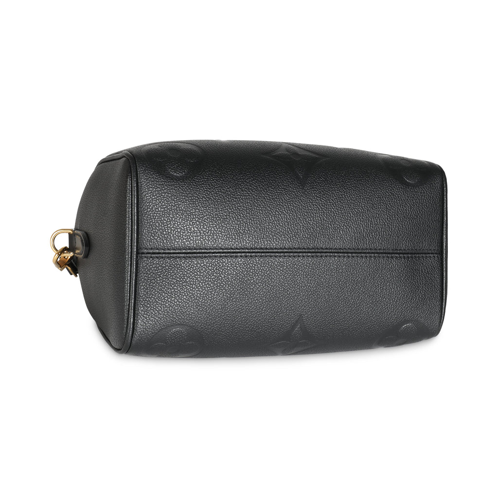 Louis Vuitton Black Empreinte Speedy Bandouliere 25