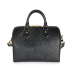 Louis Vuitton Black Empreinte Speedy Bandouliere 25