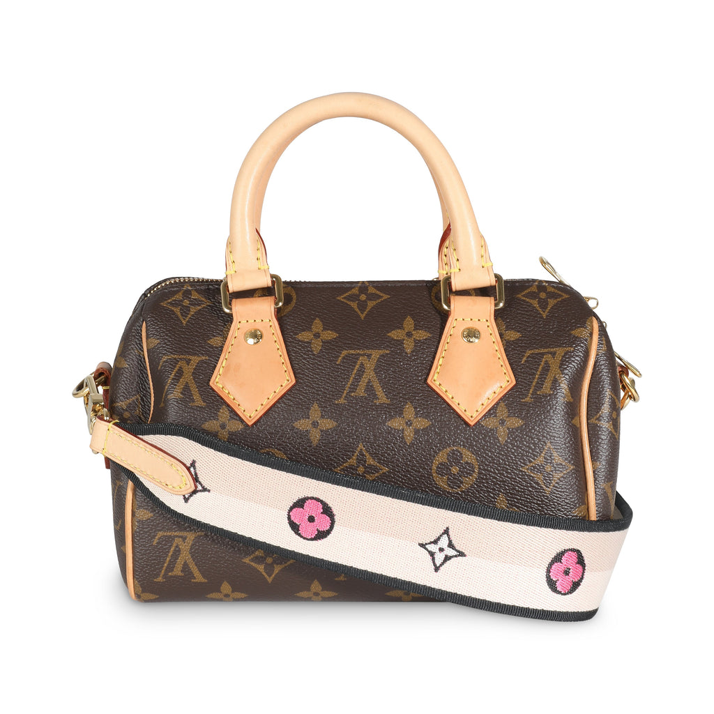 Louis Vuitton Black Monogram Canvas Speedy Bandouliere 20