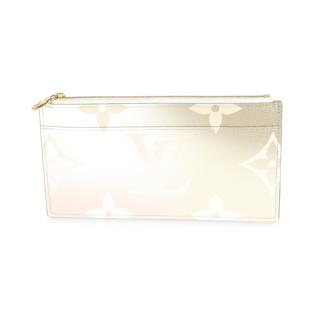 Louis Vuitton Khaki Monogram Giant Spring In The City Slim Purse
