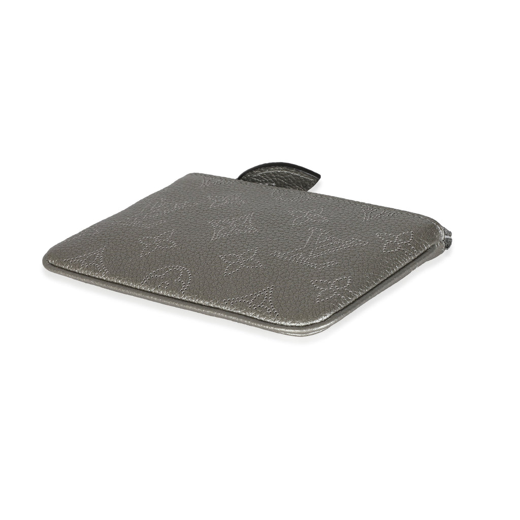 Louis Vuitton Silver Monogram Mahina Key Pouch