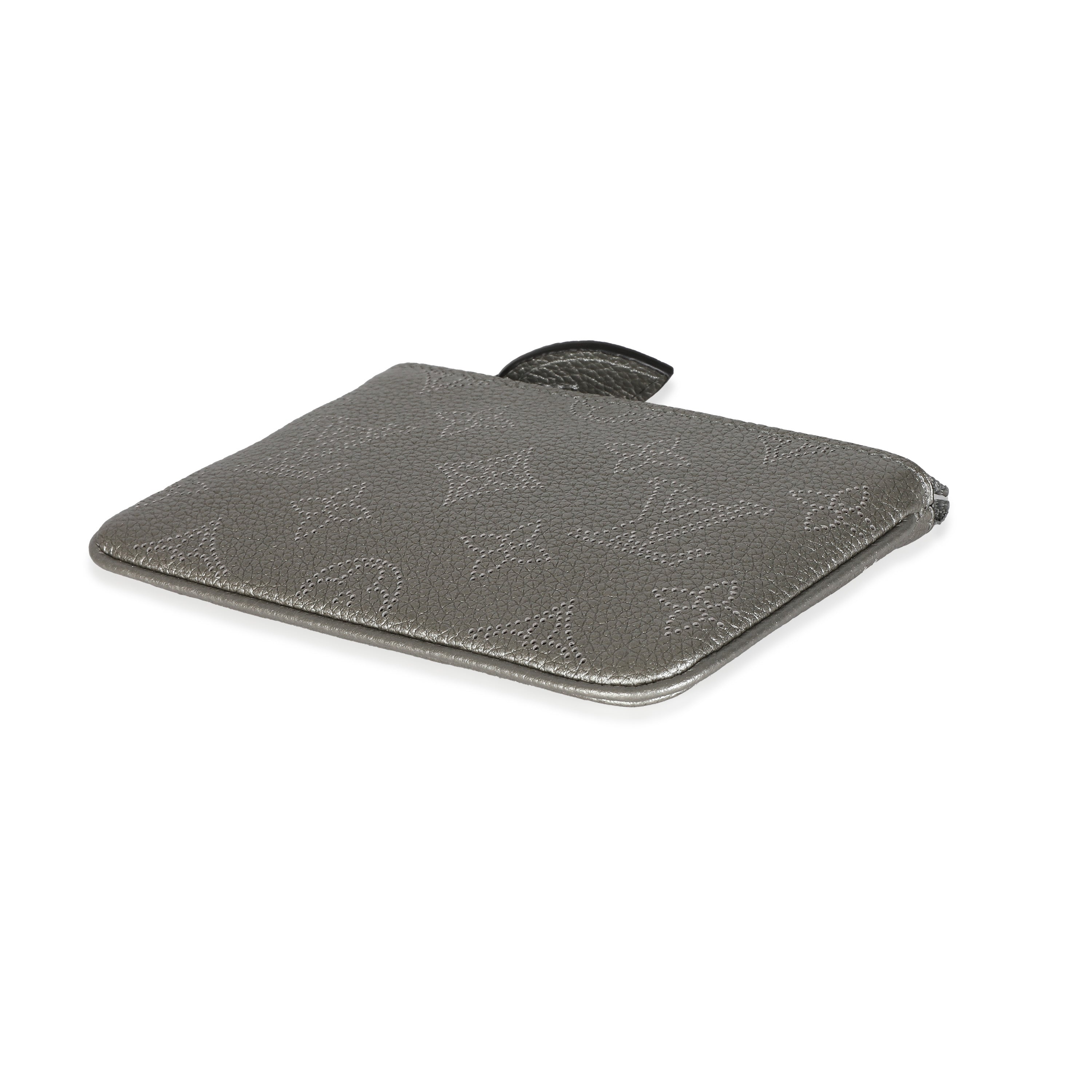 Louis Vuitton Silver Monogram Mahina Key Pouch