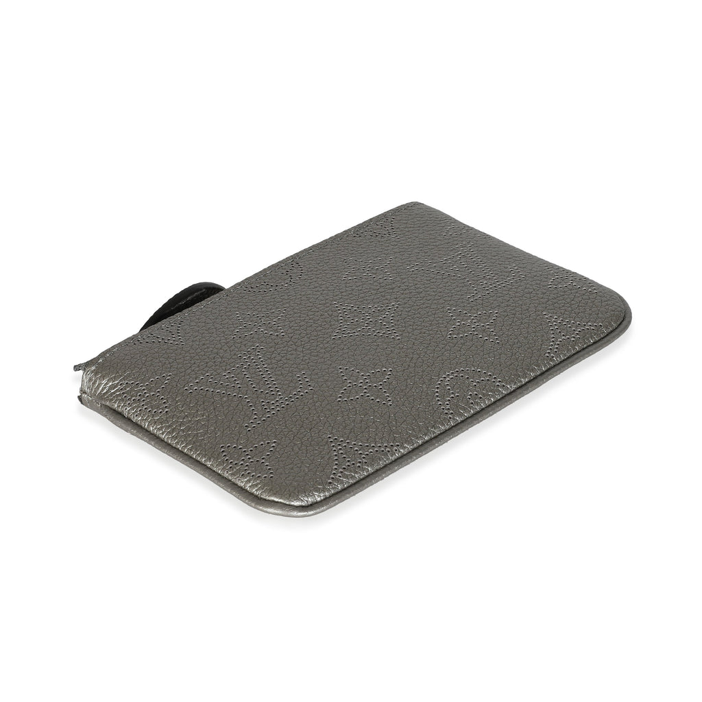 Louis Vuitton Silver Monogram Mahina Key Pouch