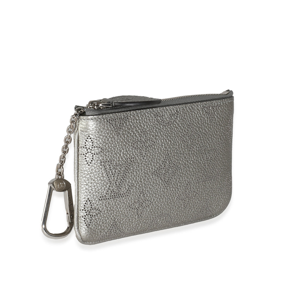 Louis Vuitton Silver Monogram Mahina Key Pouch