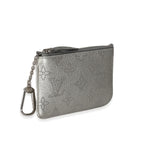 Louis Vuitton Silver Monogram Mahina Key Pouch