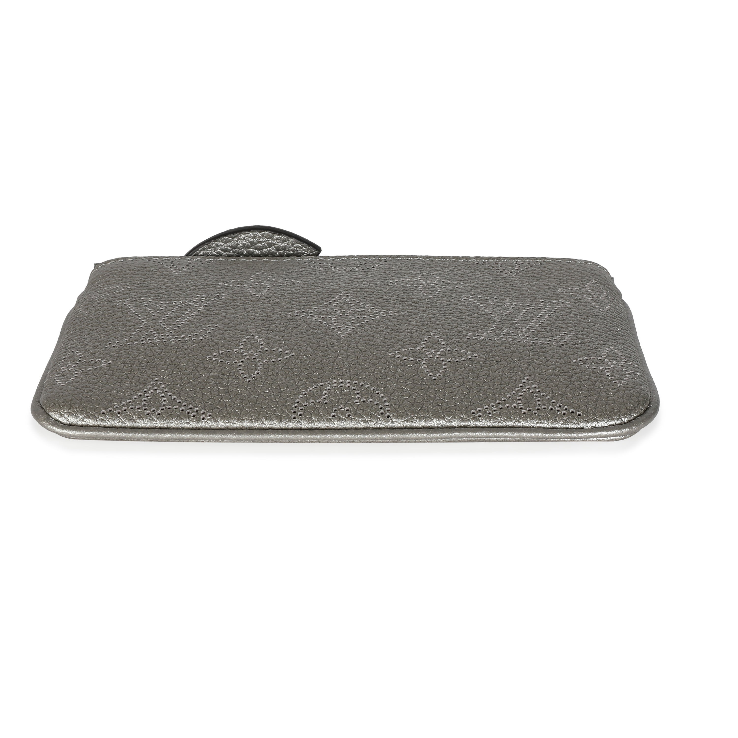 Louis Vuitton Silver Monogram Mahina Key Pouch