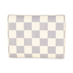 Louis Vuitton Rose Ballerine Damier Azur Canvas Victorine Wallet