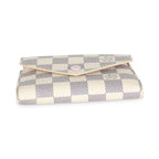 Louis Vuitton Rose Ballerine Damier Azur Canvas Victorine Wallet