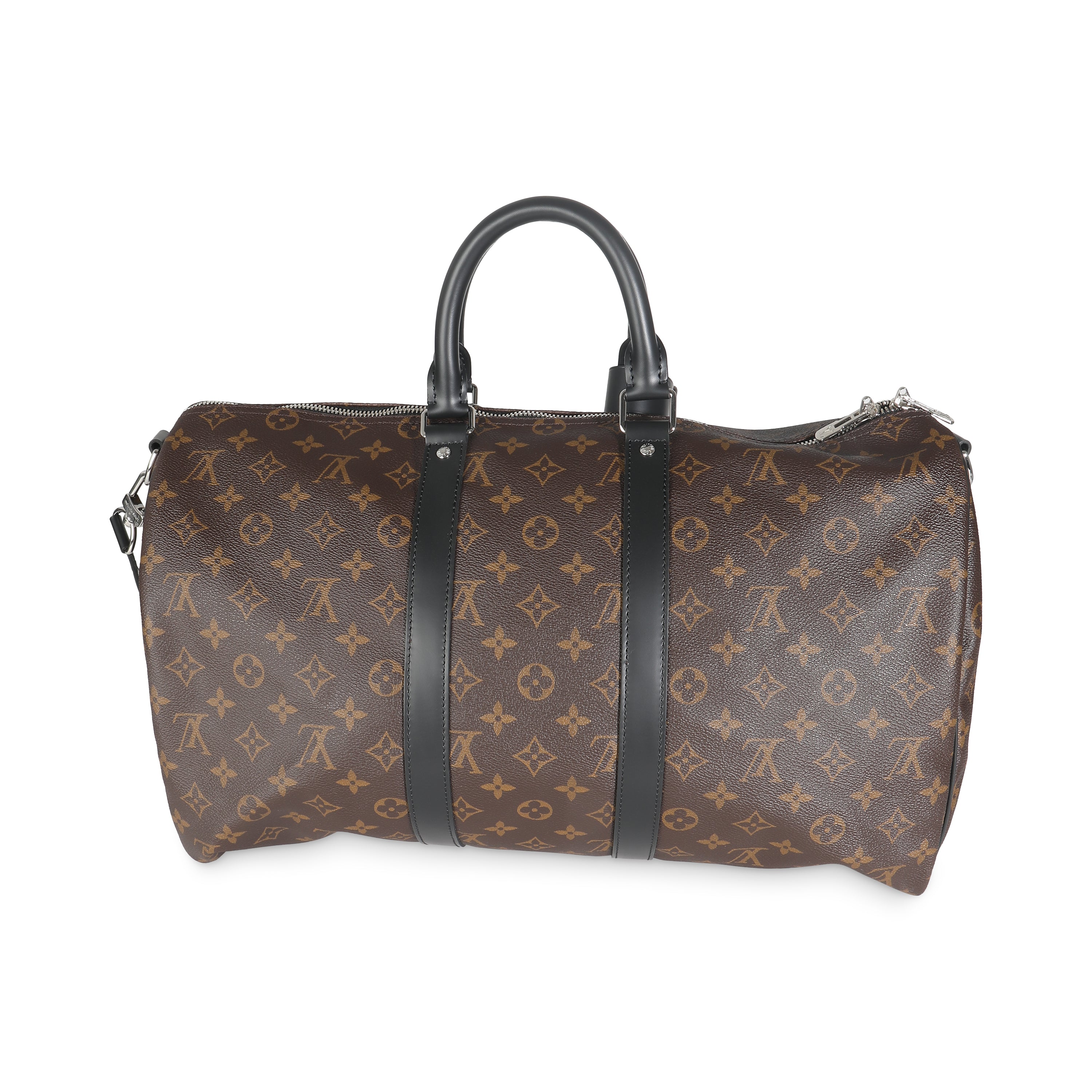 Louis Vuitton Monogram Macassar Keepall Bandouliere 45