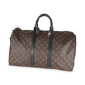 Louis Vuitton Monogram Macassar Keepall Bandouliere 45
