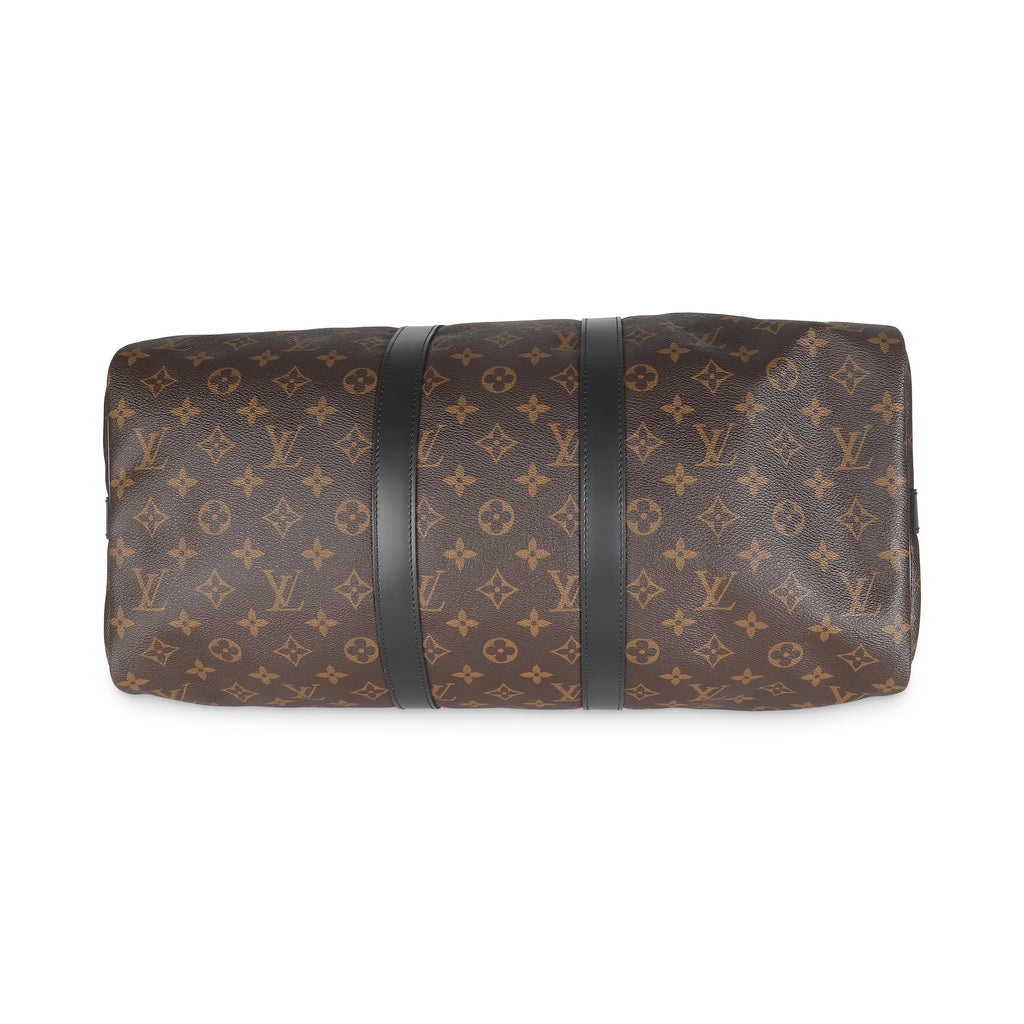 Louis Vuitton Monogram Macassar Keepall Bandouliere 45