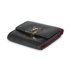 Louis Vuitton Black Taurillon Capucines XS Wallet