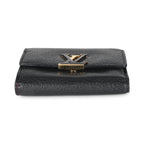 Louis Vuitton Black Taurillon Capucines XS Wallet