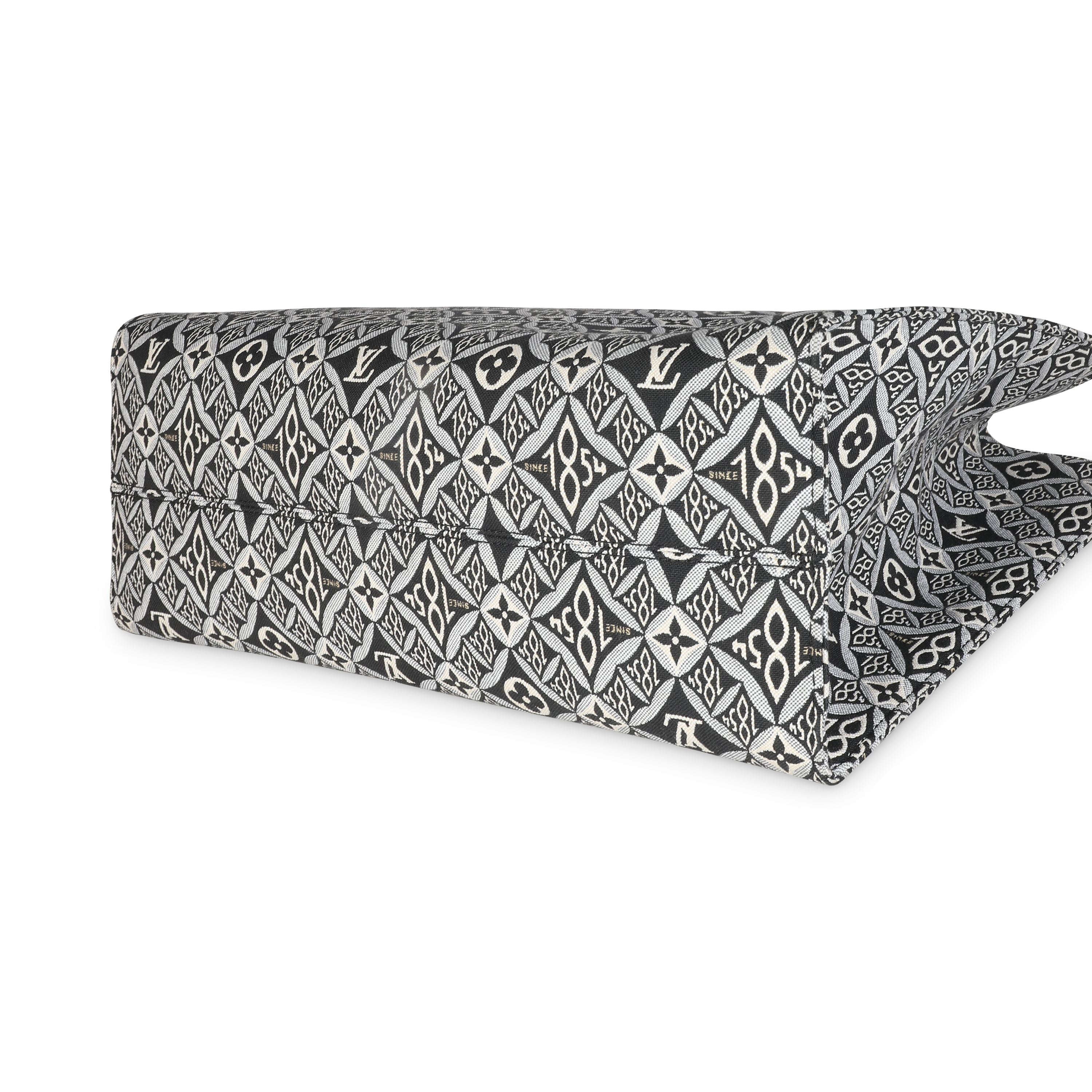 Louis Vuitton Grey Jacquard Since 1854 Onthego GM