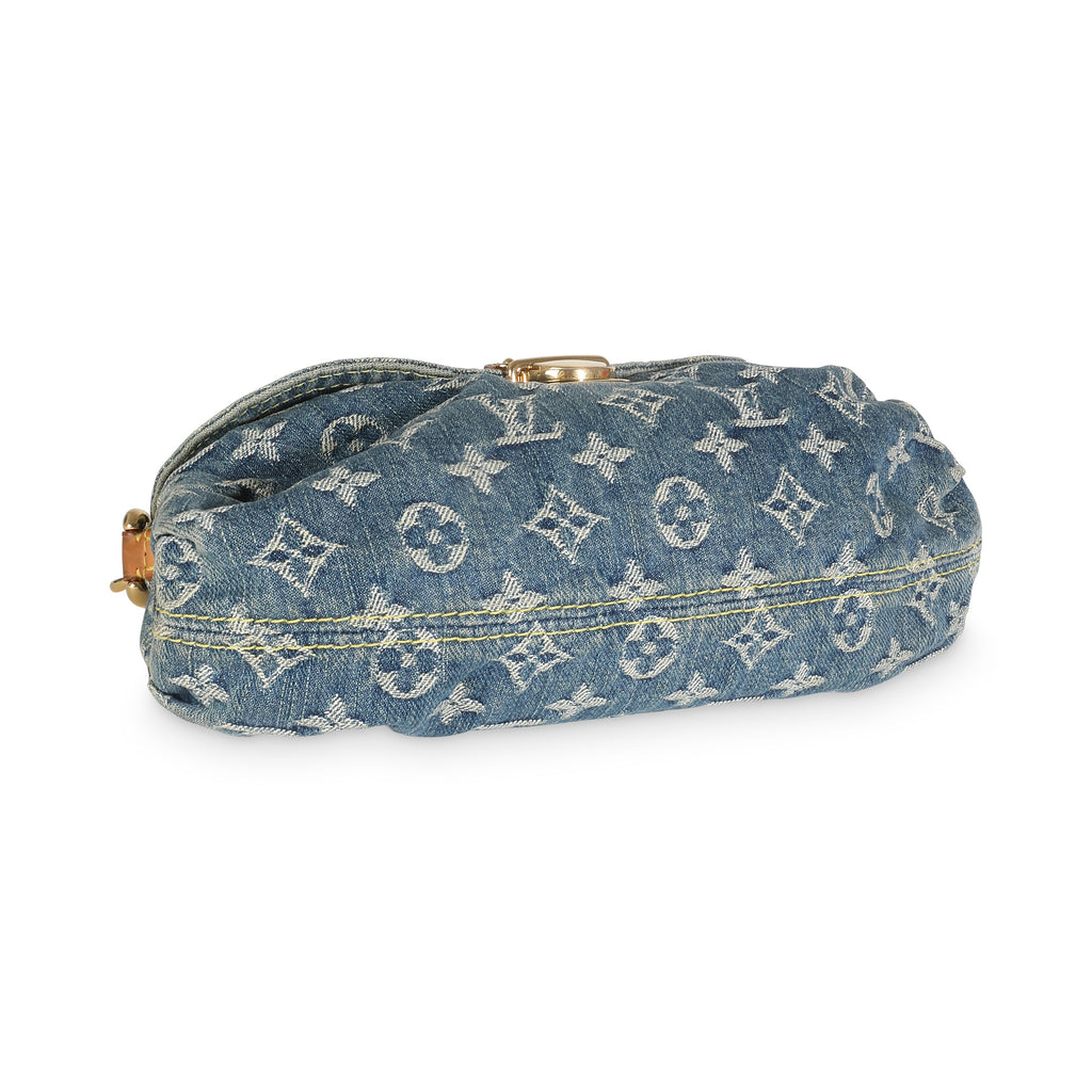 Louis Vuitton Blue Monogram Denim Pleaty