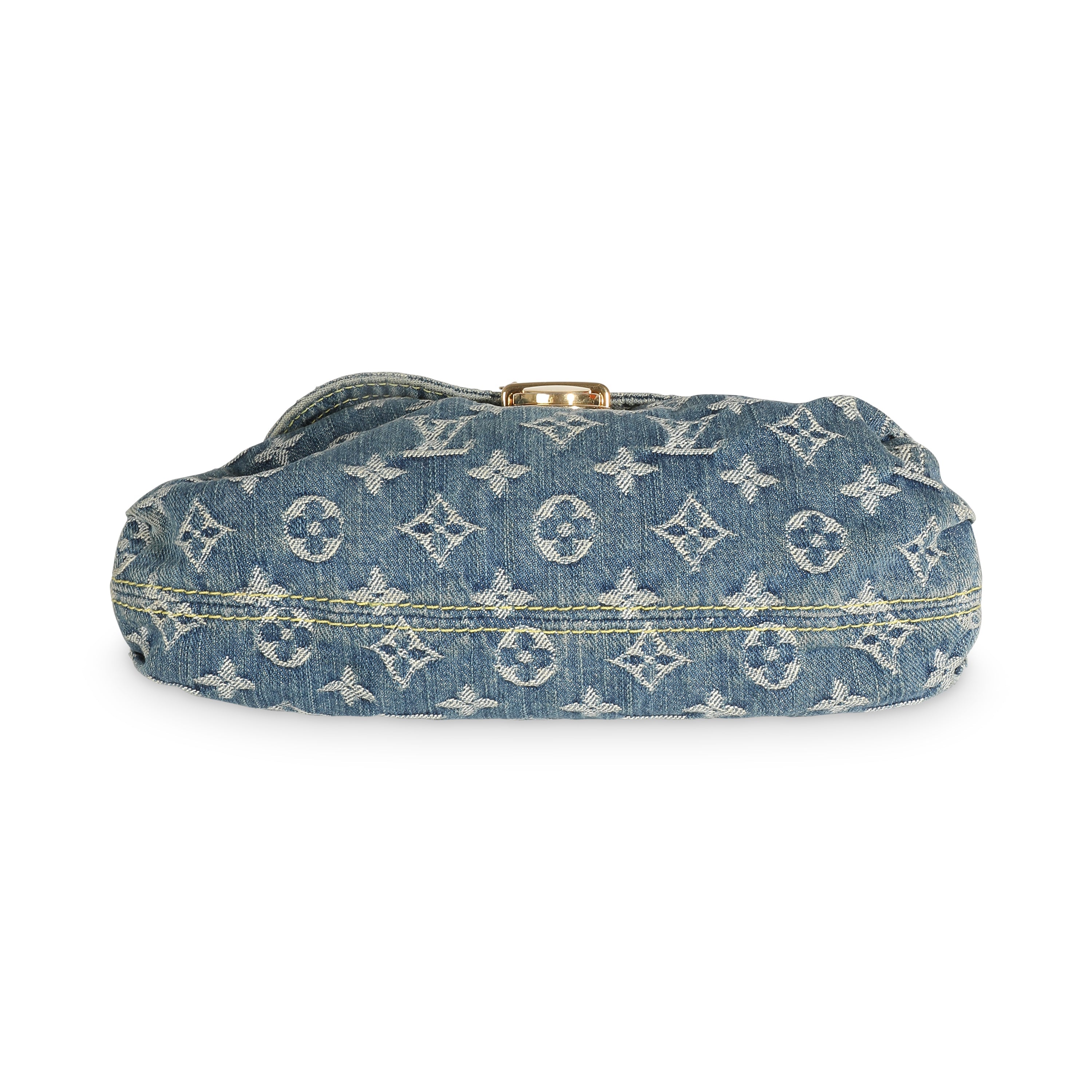 Louis Vuitton Blue Monogram Denim Pleaty