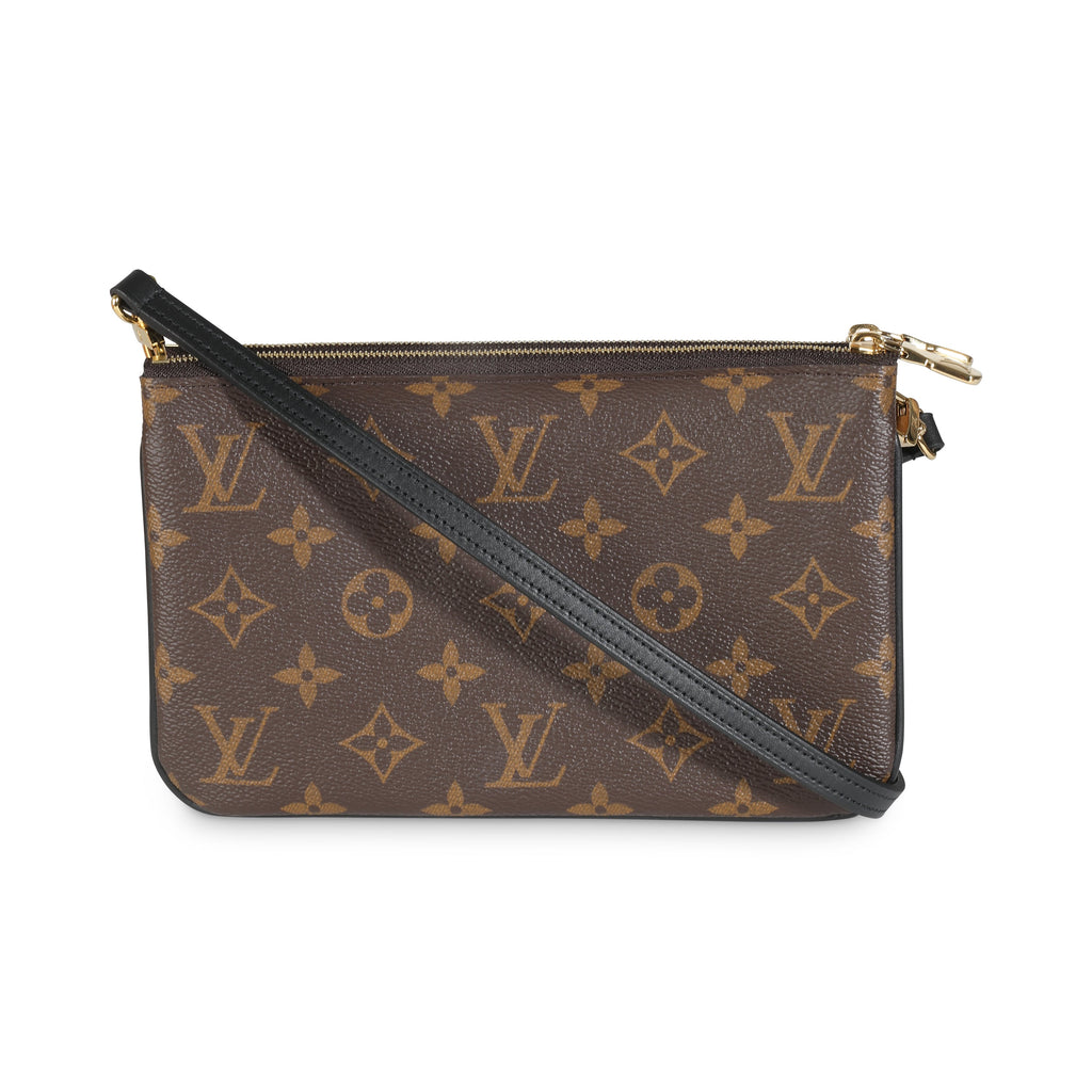 Louis Vuitton Reverse Monogram Canvas Double Zip Pochette