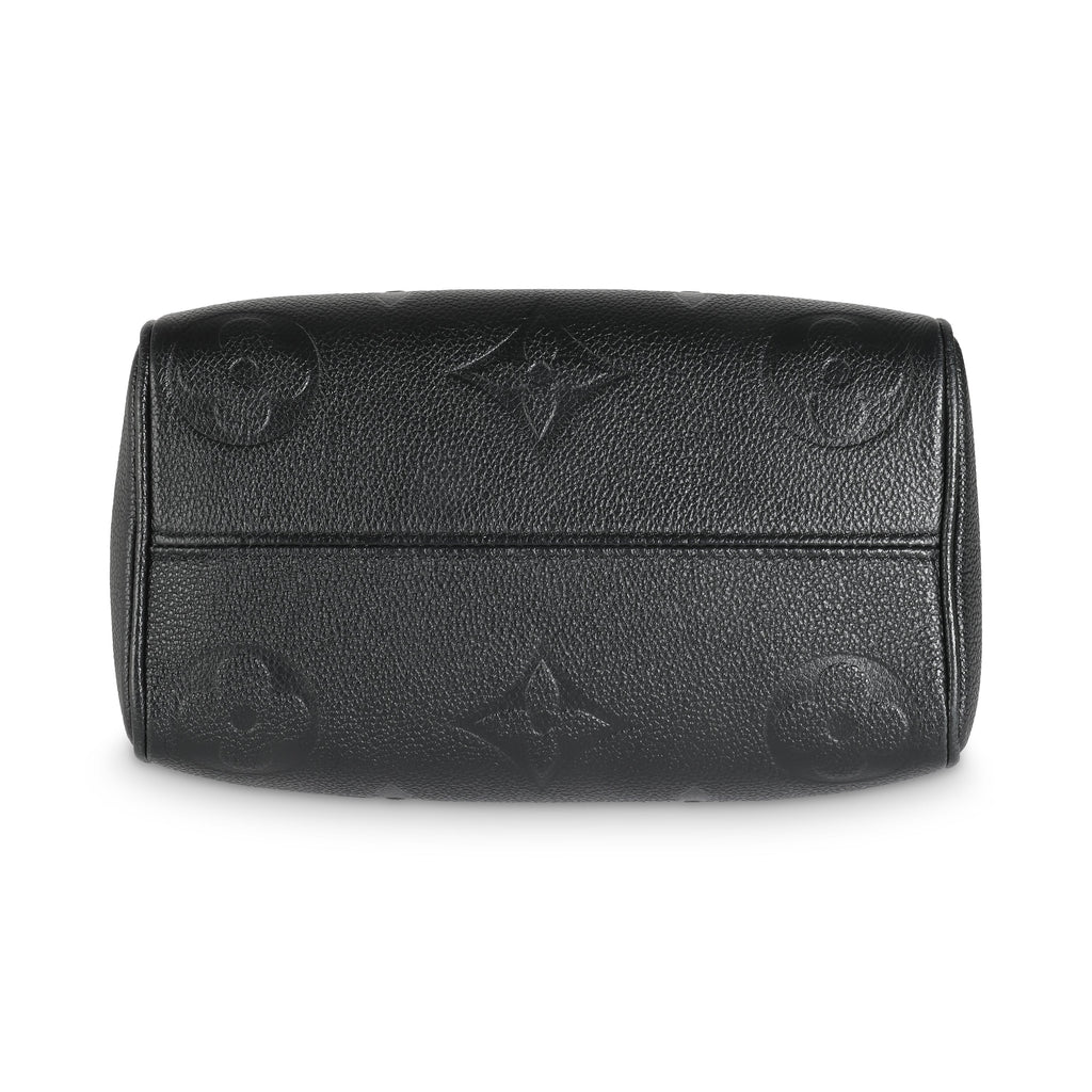 Louis Vuitton Black Monogram Empreinte Speedy Bandouliere 20