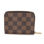 Louis Vuitton Damier Ebene Canvas Zippy Coin Purse