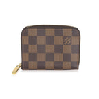 Louis Vuitton Damier Ebene Canvas Zippy Coin Purse