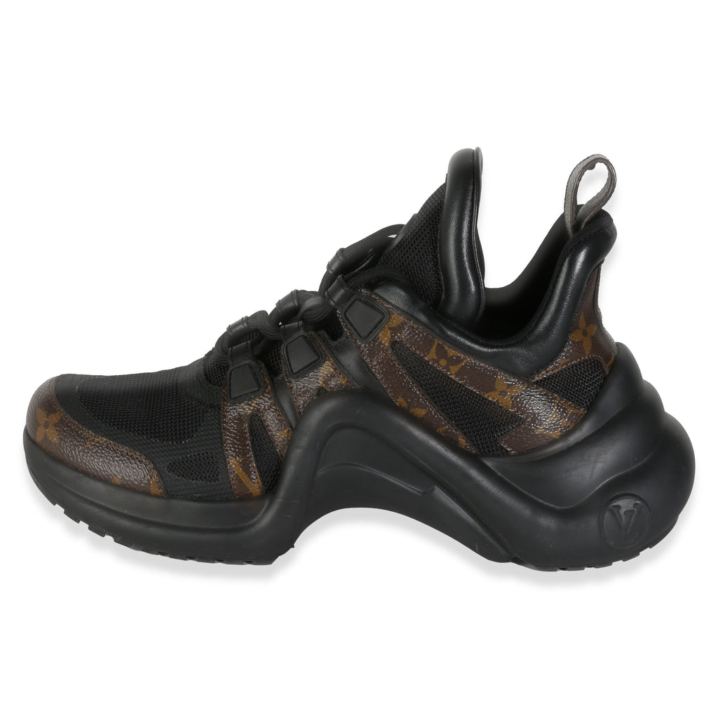 Louis Vuitton Calfskin Monogram Canvas LV Archlight Sneakers 37