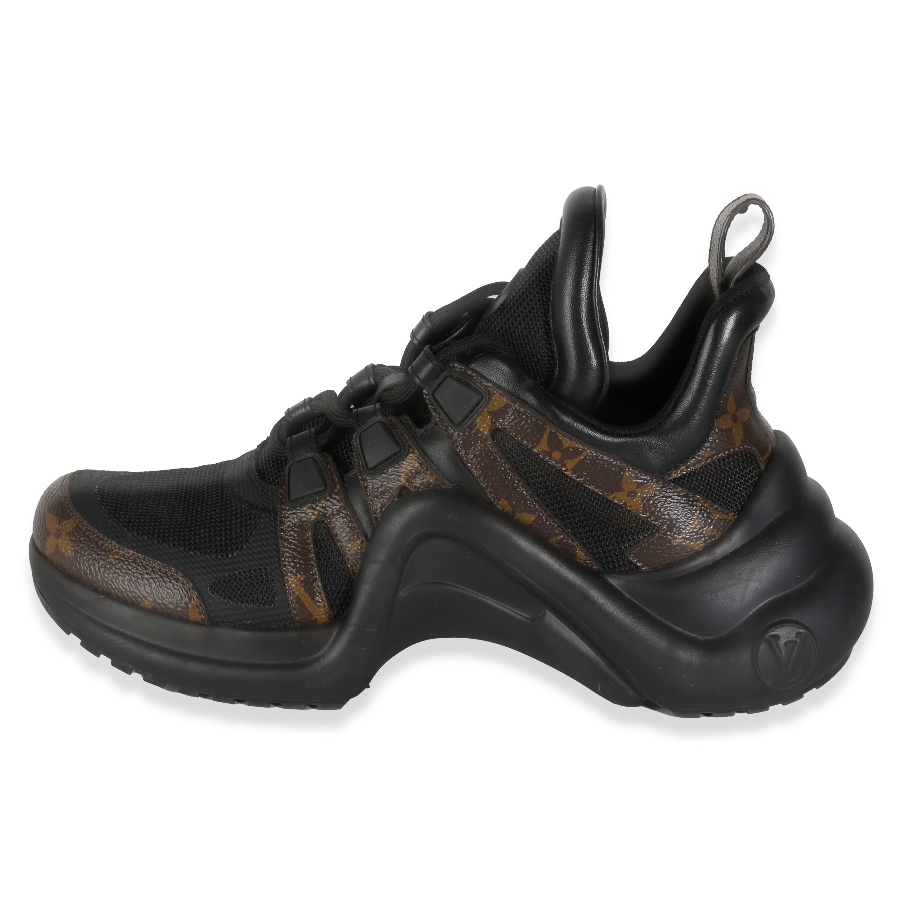 Louis Vuitton Calfskin Monogram Canvas LV Archlight Sneakers 37