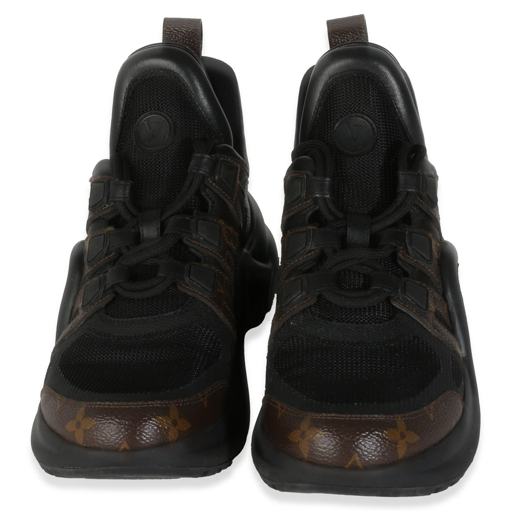 Louis Vuitton Calfskin Monogram Canvas LV Archlight Sneakers 37