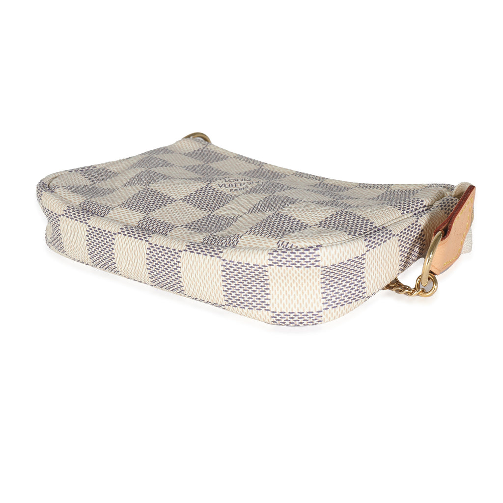 Louis Vuitton Damier Azur Canvas Mini Pochette Accessories