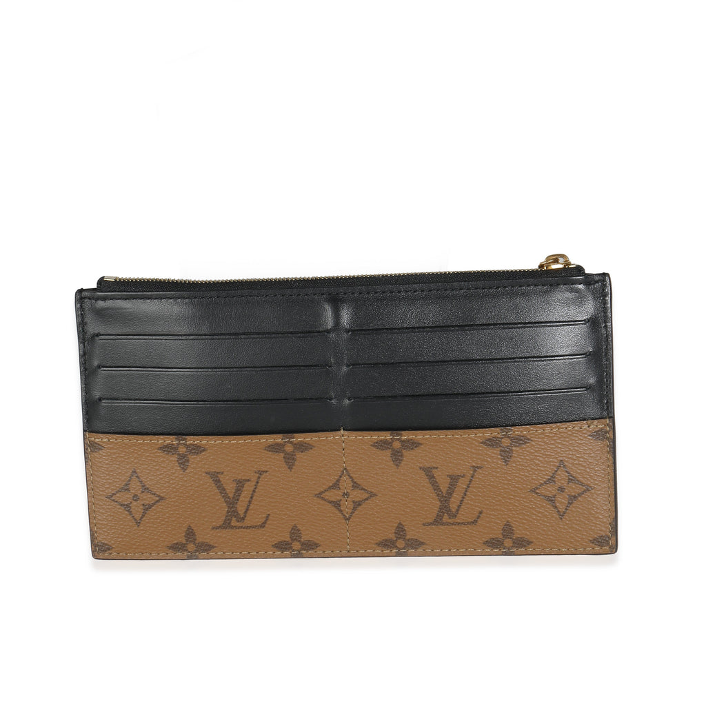 Louis Vuitton Monogram Reverse Canvas Slim Purse
