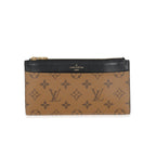 Louis Vuitton Monogram Reverse Canvas Slim Purse