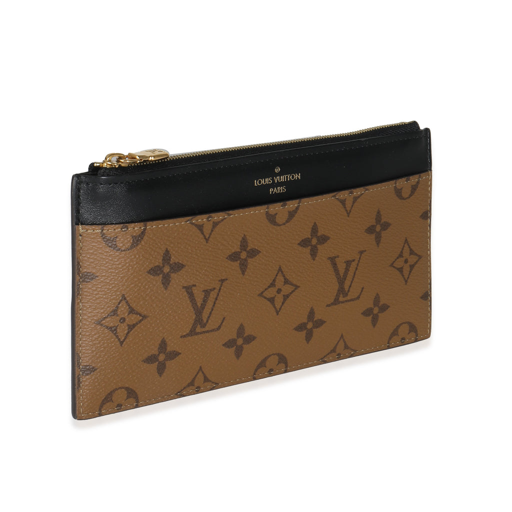 Louis Vuitton Monogram Reverse Canvas Slim Purse