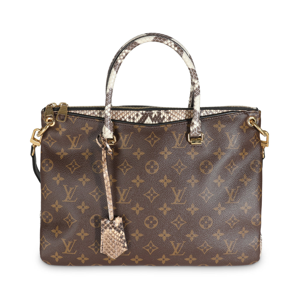 Louis Vuitton Python Monogram Canvas Pallas