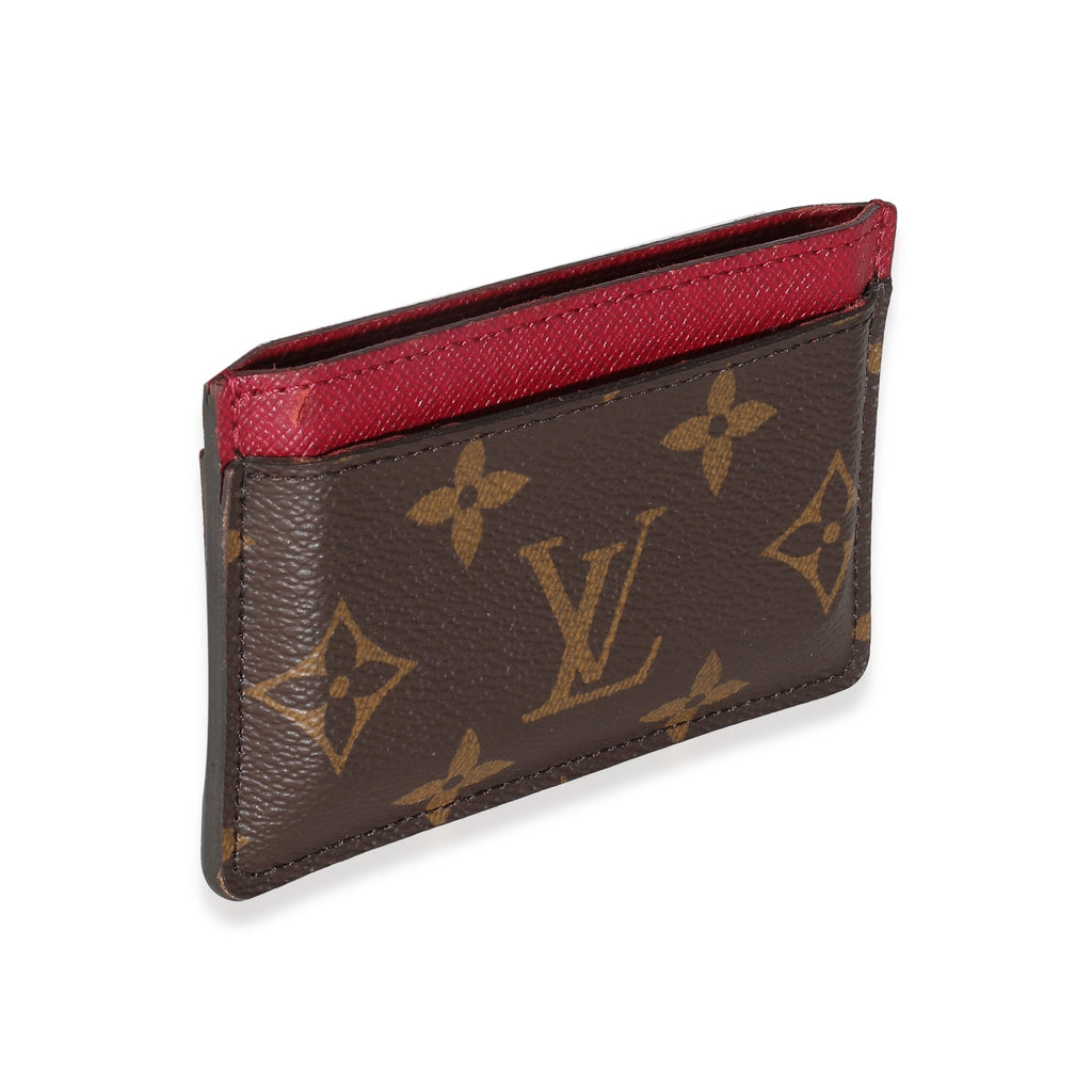 Louis Vuitton Fuchsia Monogram Canvas Card Holder