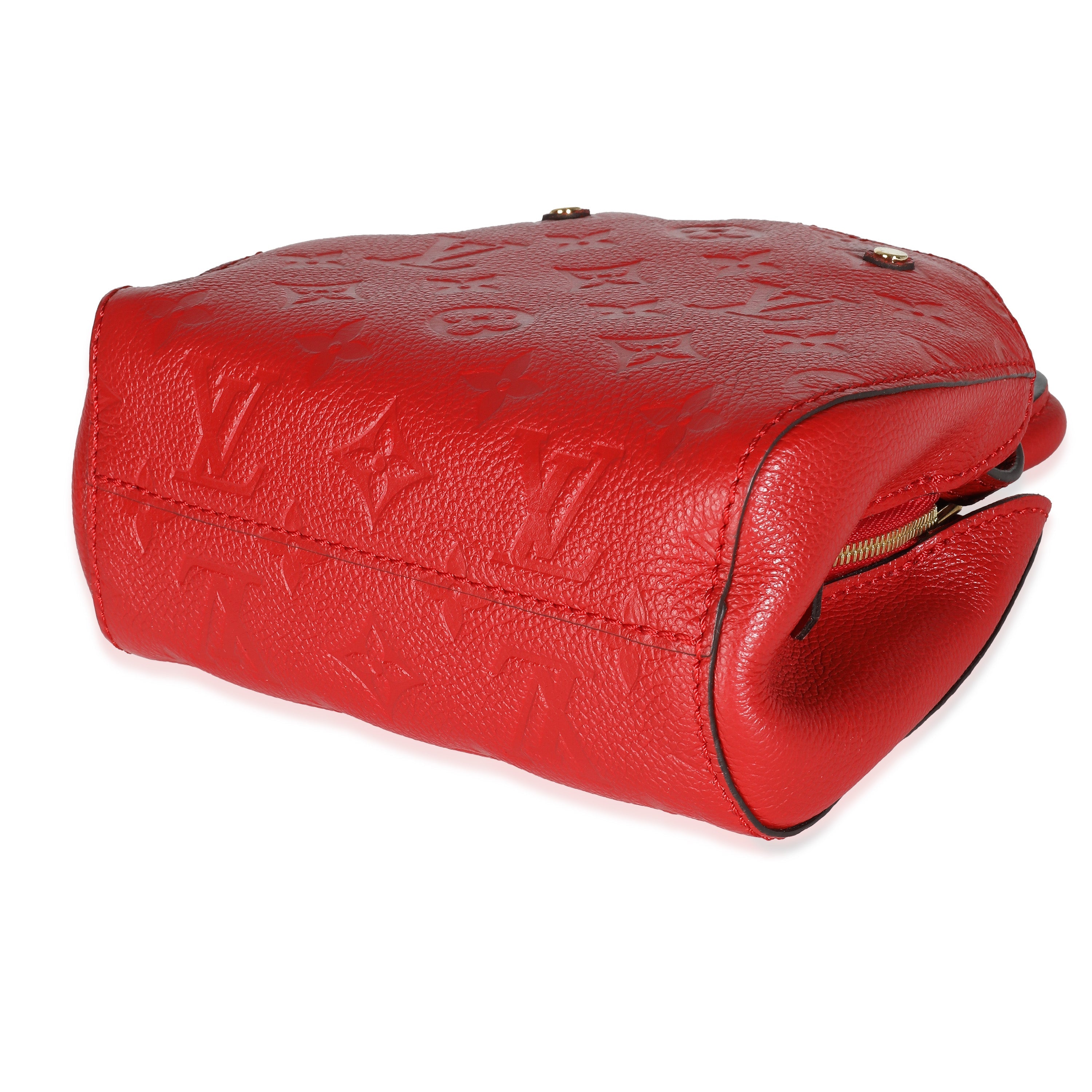 Louis Vuitton Cherry Monogram Empreinte Nano Montaigne