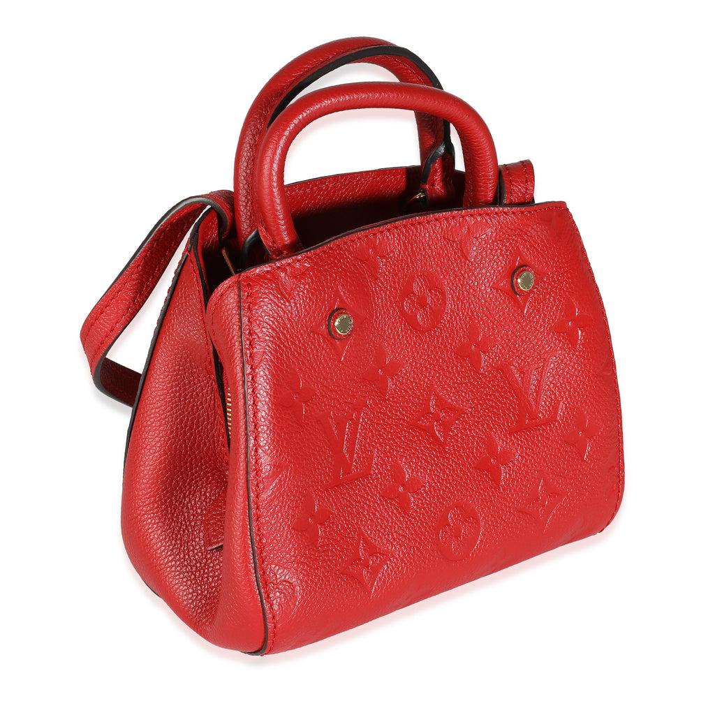 Louis Vuitton Cherry Monogram Empreinte Nano Montaigne