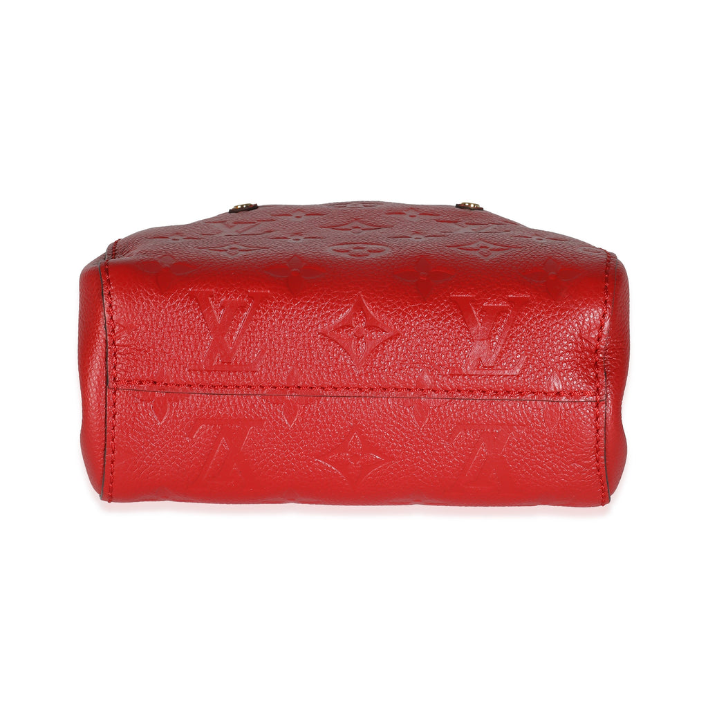 Louis Vuitton Cherry Monogram Empreinte Nano Montaigne