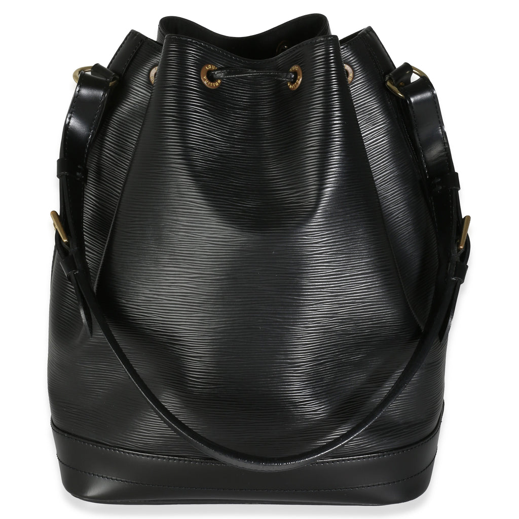 Louis Vuitton Black Epi Noe GM