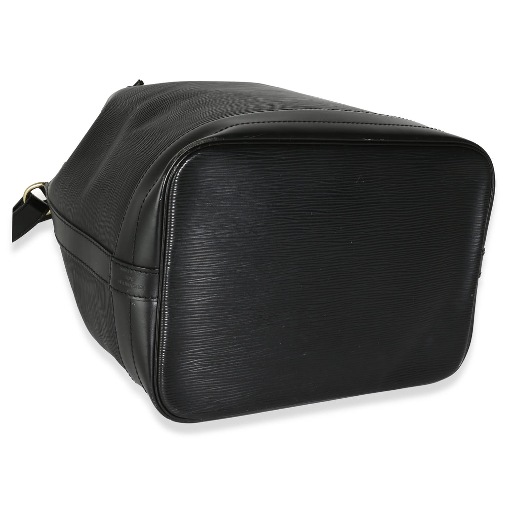 Louis Vuitton Black Epi Noe GM
