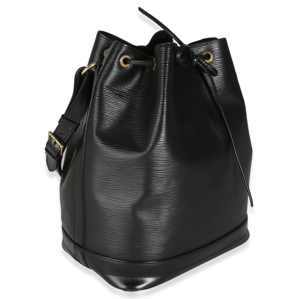 Louis Vuitton Black Epi Noe GM