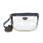 Louis Vuitton Navy Silver Econyl Monogram Pillow Maxi Multi Pochette Accessories