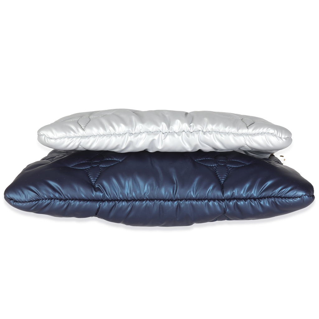 Louis Vuitton Navy Silver Econyl Monogram Pillow Maxi Multi Pochette Accessories