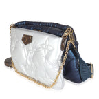 Louis Vuitton Navy Silver Econyl Monogram Pillow Maxi Multi Pochette Accessories