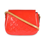 Louis Vuitton Rouge Grenadine Vernis Bellflower PM
