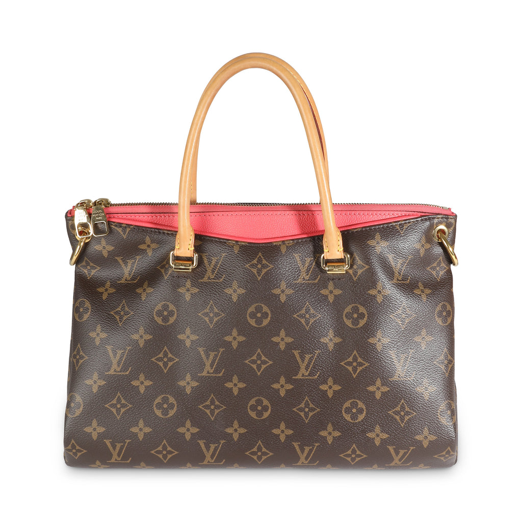 Louis Vuitton Litchi Monogram Canvas Pallas
