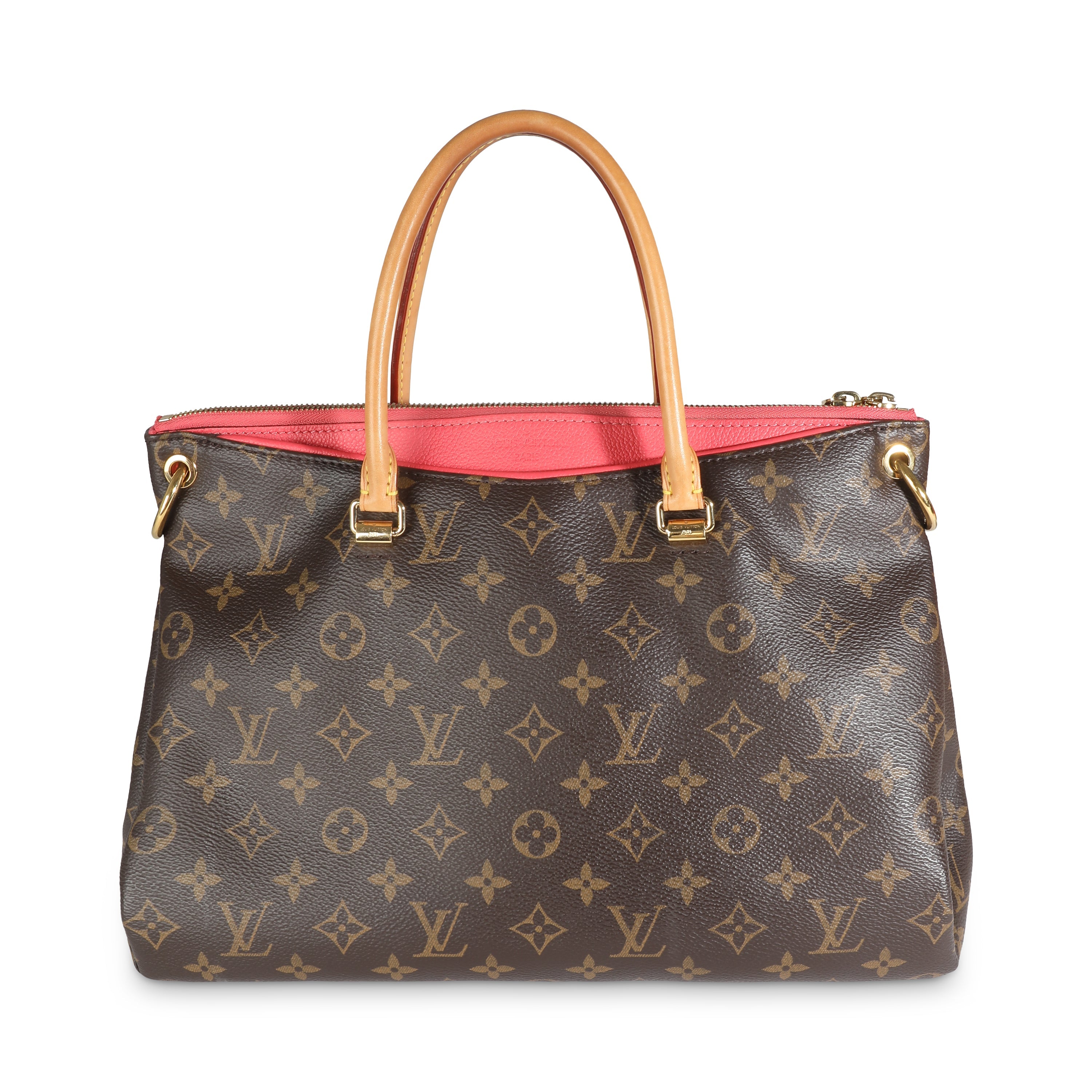 Louis Vuitton Litchi Monogram Canvas Pallas