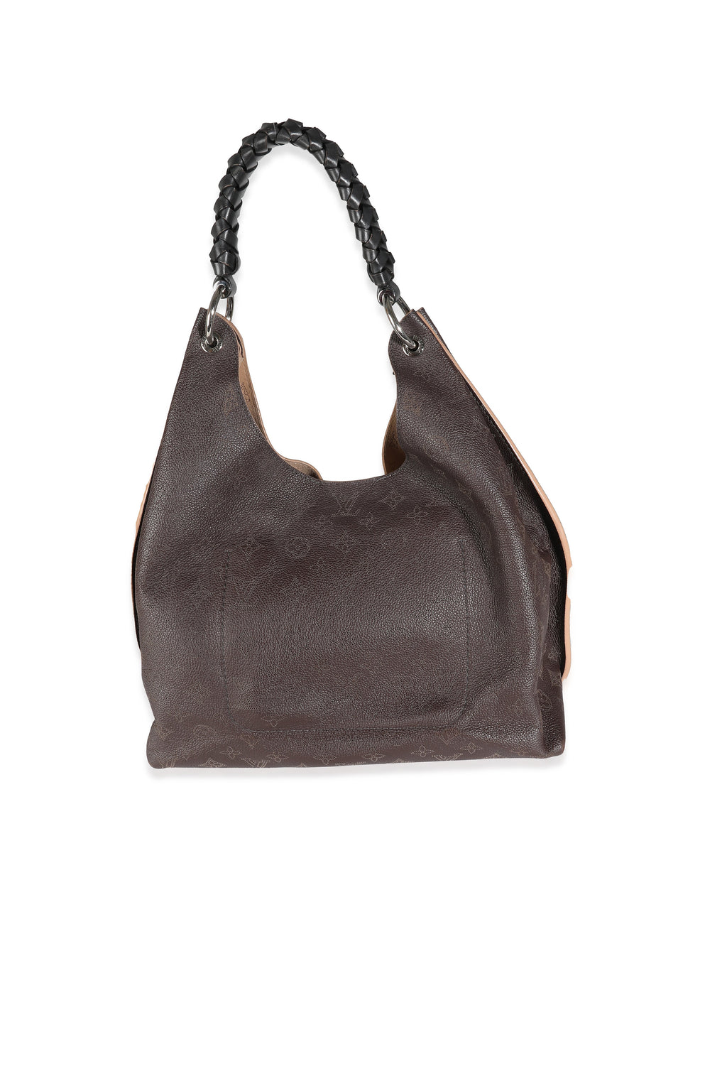 Louis Vuitton Chocolate Mahina Carmel Hobo